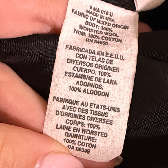 Lauren Ralph Lauren blue green plaid double breasted wool blazer - Picture 13 of 14